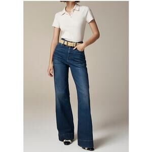 NWT J.Crew Women's Curvy Denim Trouser Jeans 30